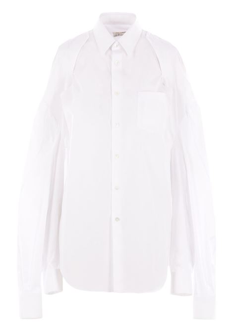 Camicia a quatro maniche in bianco Comme des garcons - donna